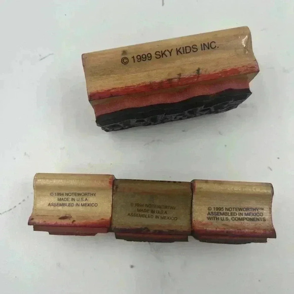 Small Wooden Rubber Stamps - Picture 5 of 13